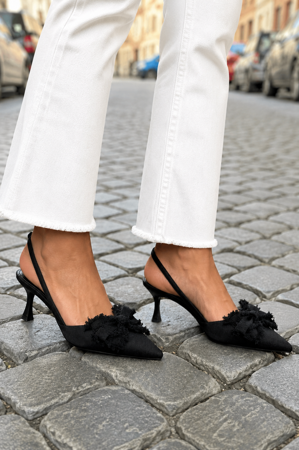 Clara | Zapatos de Salón Flor de Lujo
