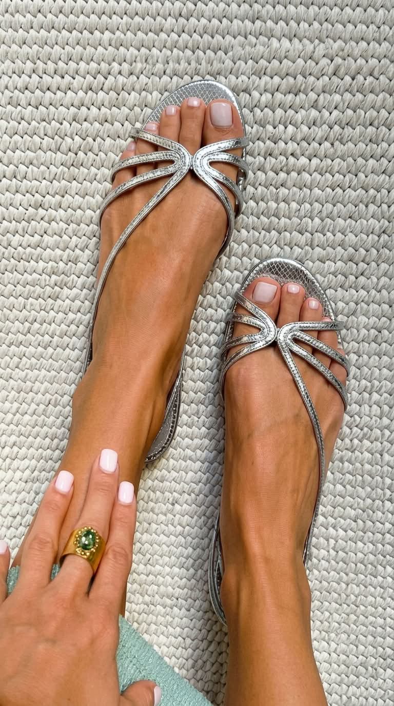 Ginebra | Sandalias Doradas Elegancia Veraniega