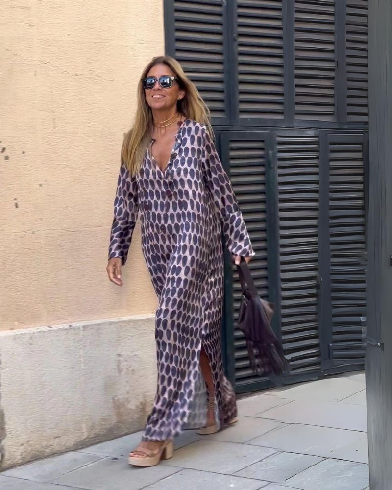 Chloe - Vestido Maxi Estampado