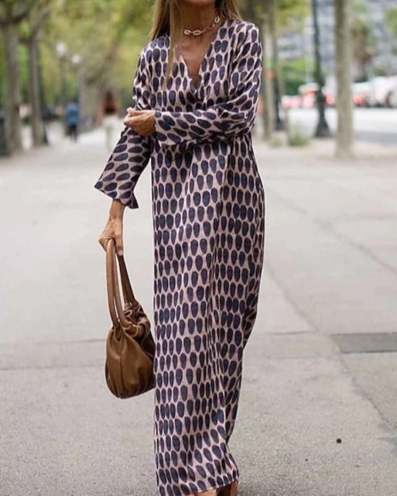 Chloe - Vestido Maxi Estampado