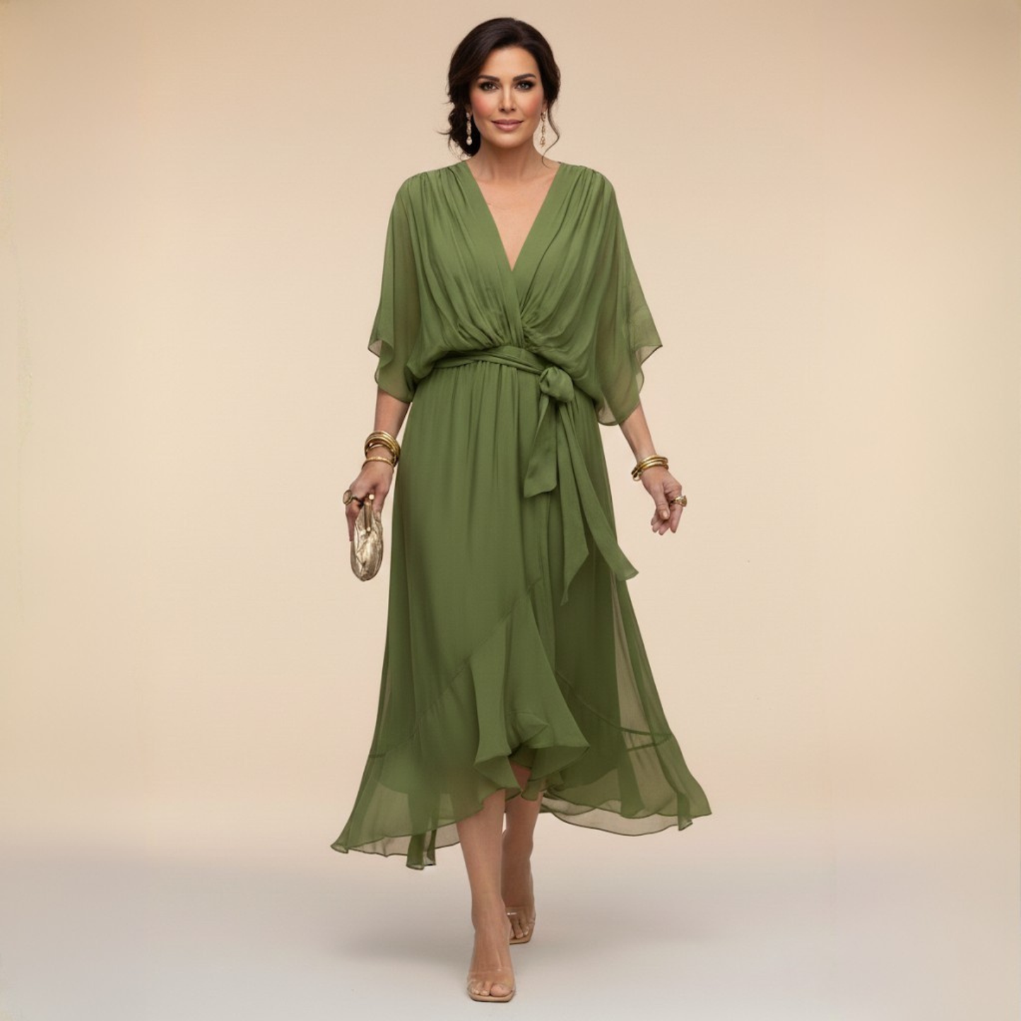 Mónica | Vestido Escote en V