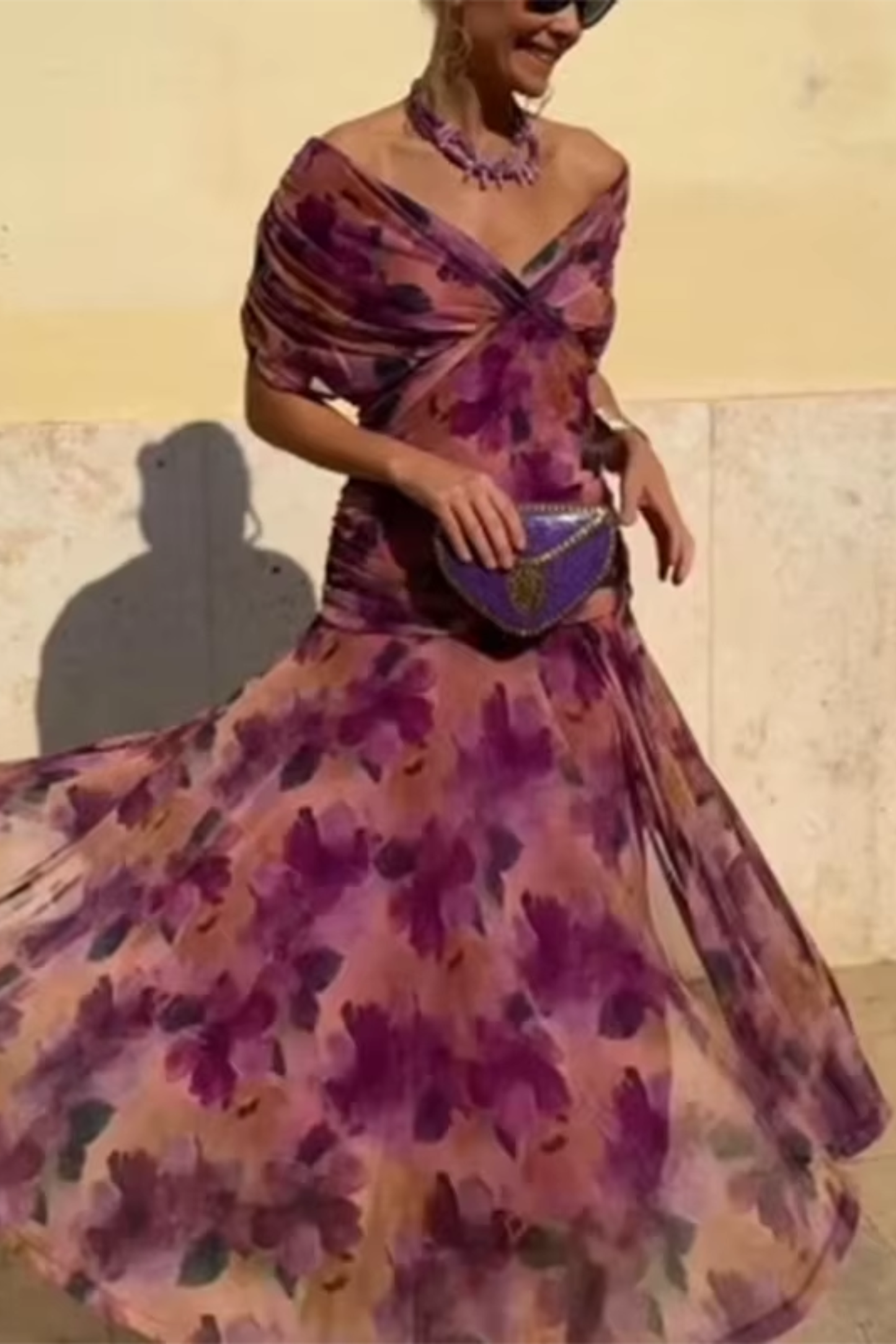 Inés | Vestido Noche Coral