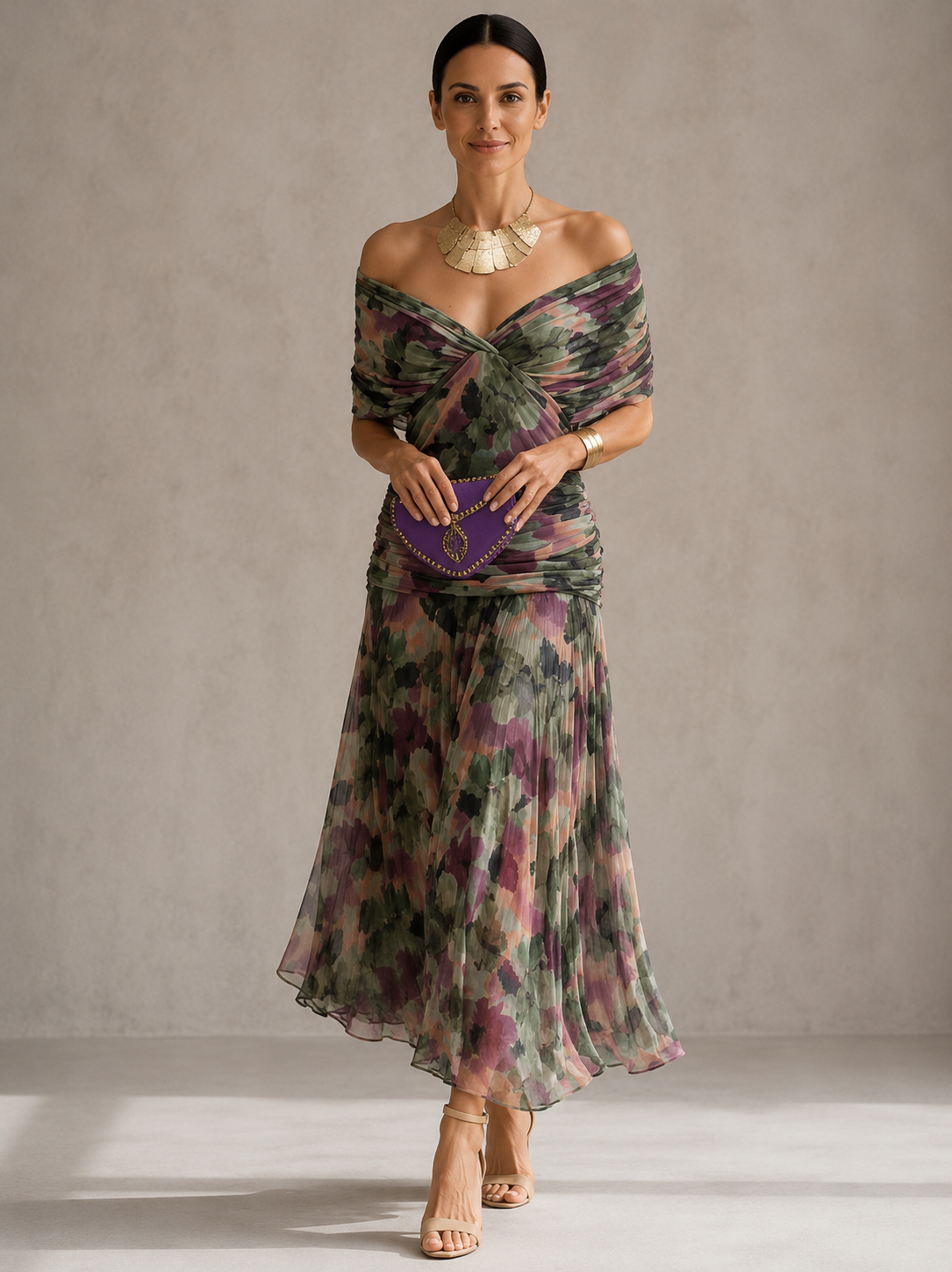 Inés | Vestido Noche Coral