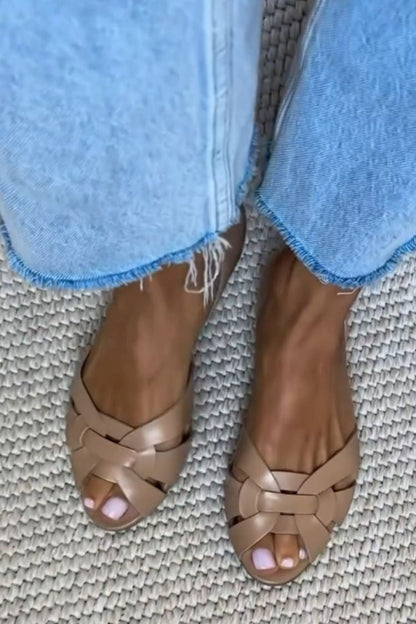 Serafina | Sandalias Trenzadas Naturaleza