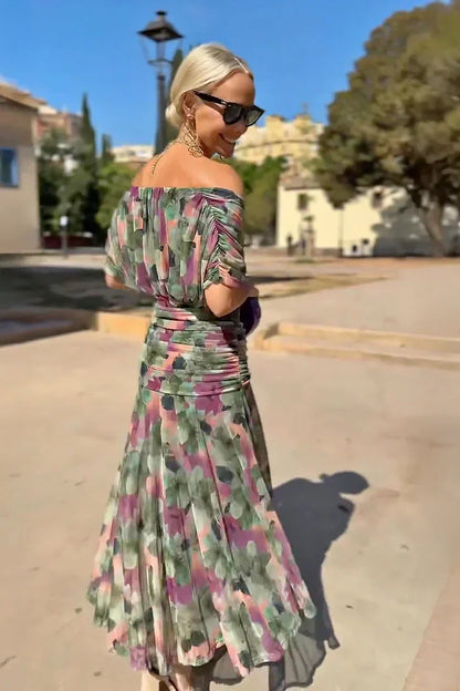 Inés | Vestido Noche Coral