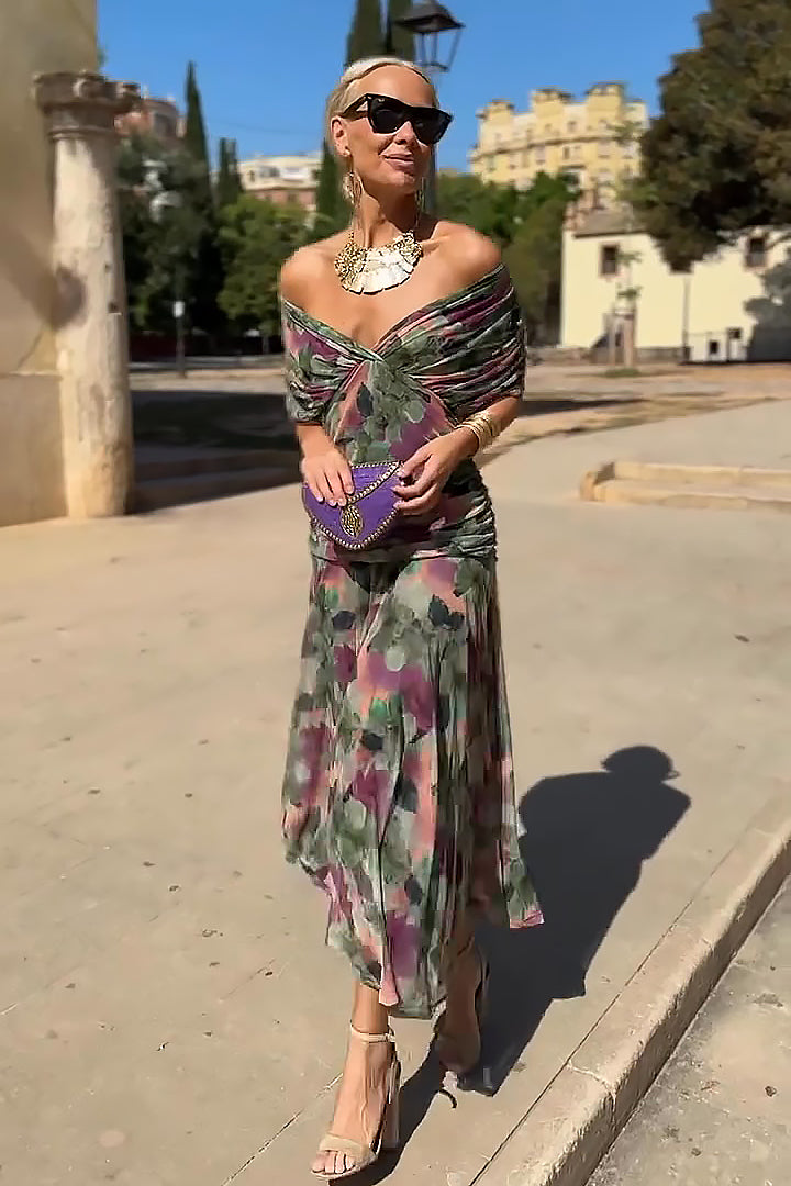 Inés | Vestido Noche Coral