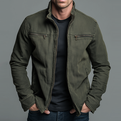 Camilo™ | Chaqueta Vintage con Cremallera