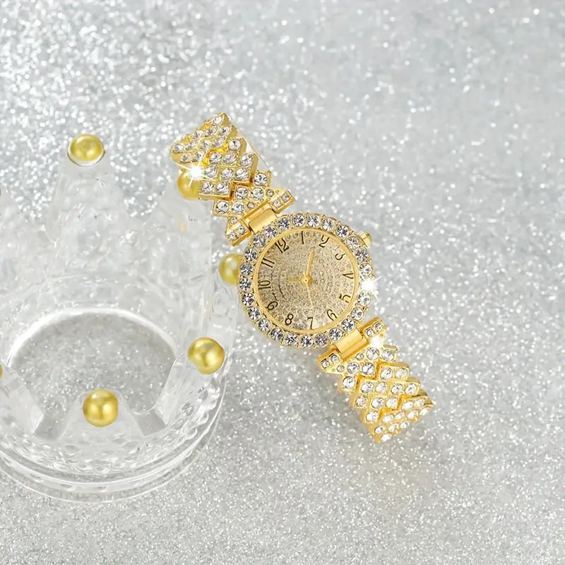 Conjunto Reloj y Pulsera Lux Radiante | Oro
