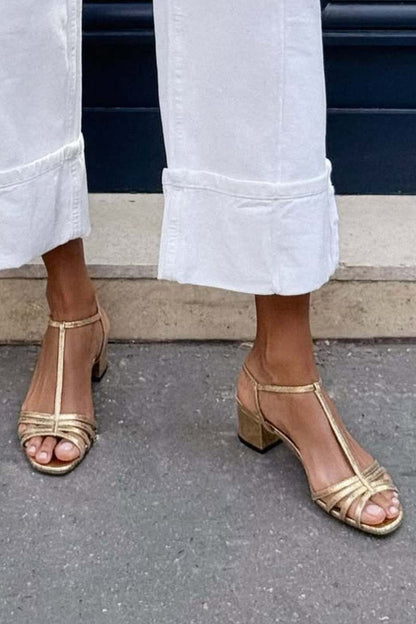 Alegría | Sandalias Doradas Elegancia Cotidiana