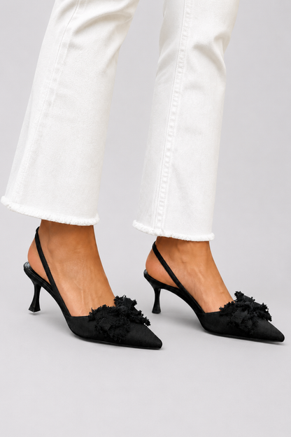 Clara | Zapatos de Salón Flor de Lujo