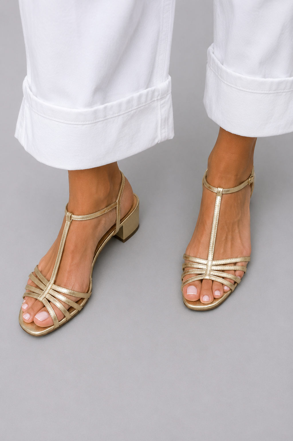 Alegría | Sandalias Doradas Elegancia Cotidiana