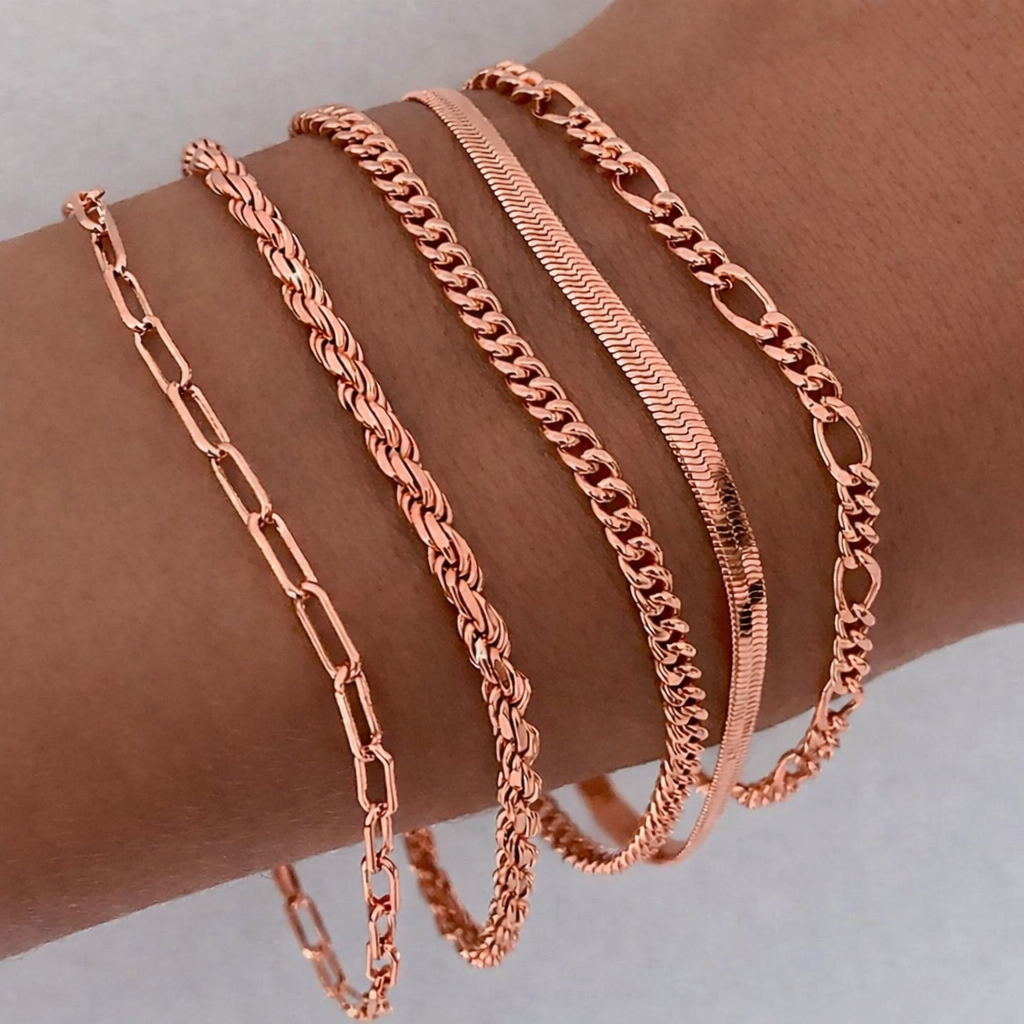 Conjunto de Pulseras Ellis Renner | Oro