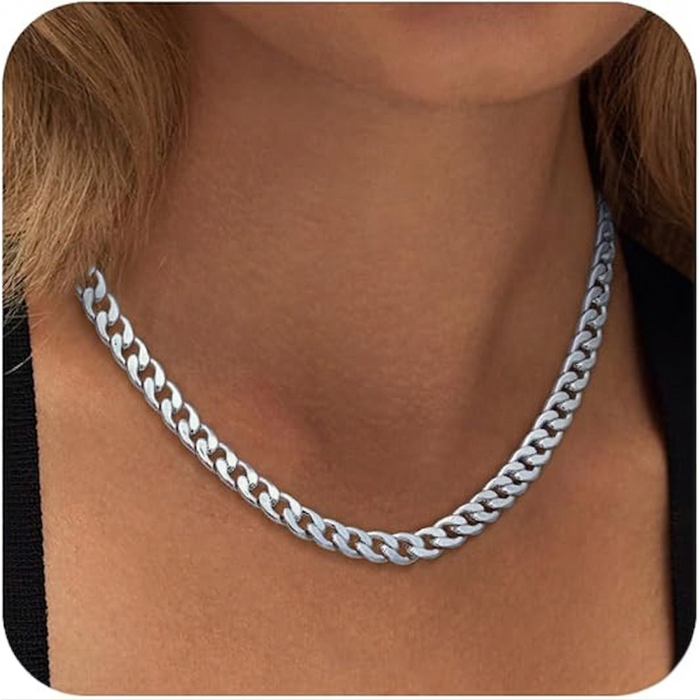 Collar Cadena Cubana Gruesa | Oro