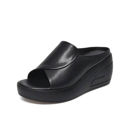 Eliza – Sandalias ortopédicas de cuña sin cordones