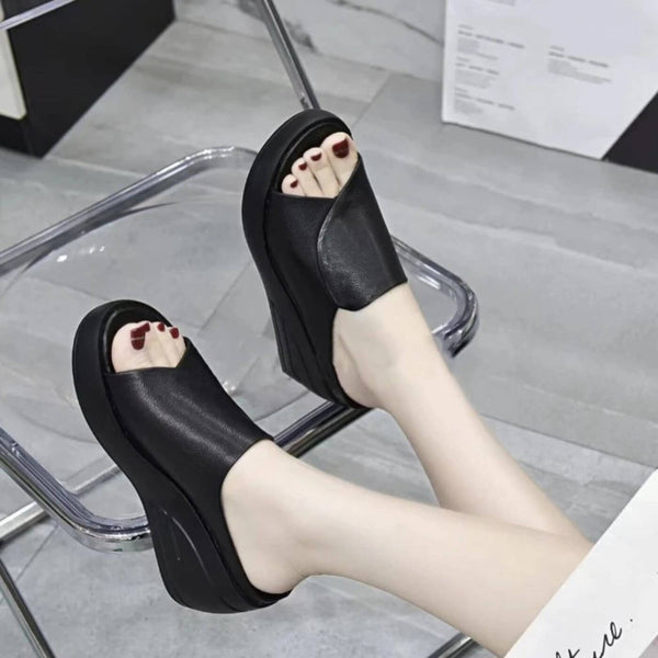 Eliza – Sandalias ortopédicas de cuña sin cordones