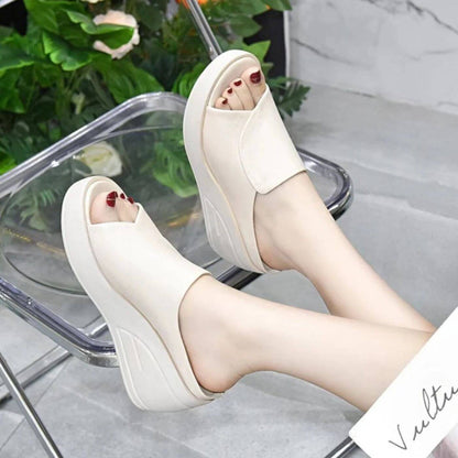 Eliza – Sandalias ortopédicas de cuña sin cordones