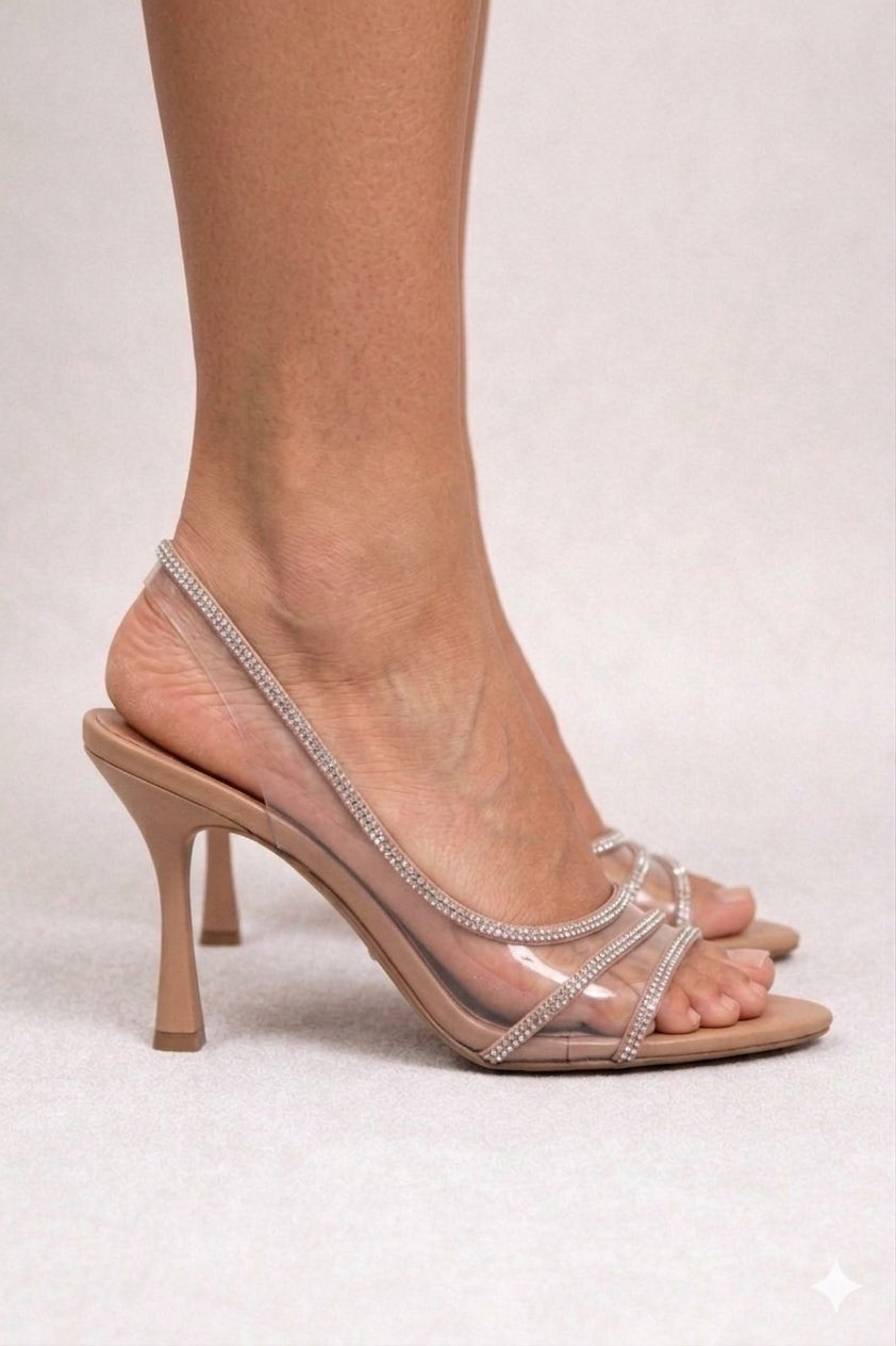 Celestia | Sandalias Cristal Elegante
