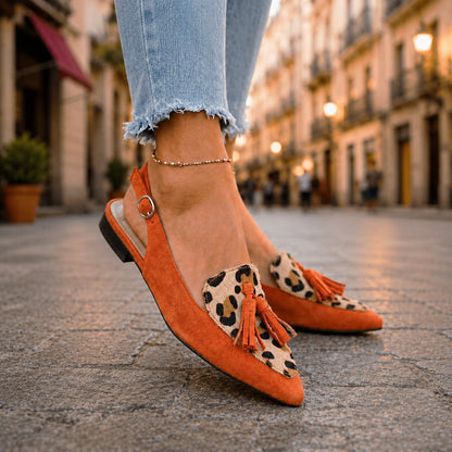 Lorena | Sandalias con Tiras y Borlas