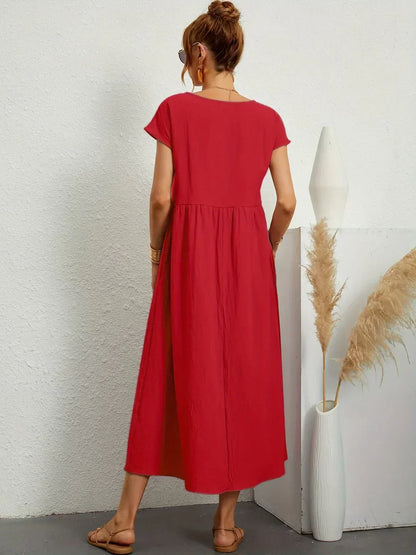 Gabriela™ — Vestido Midi Fluido con Elegancia Atemporal