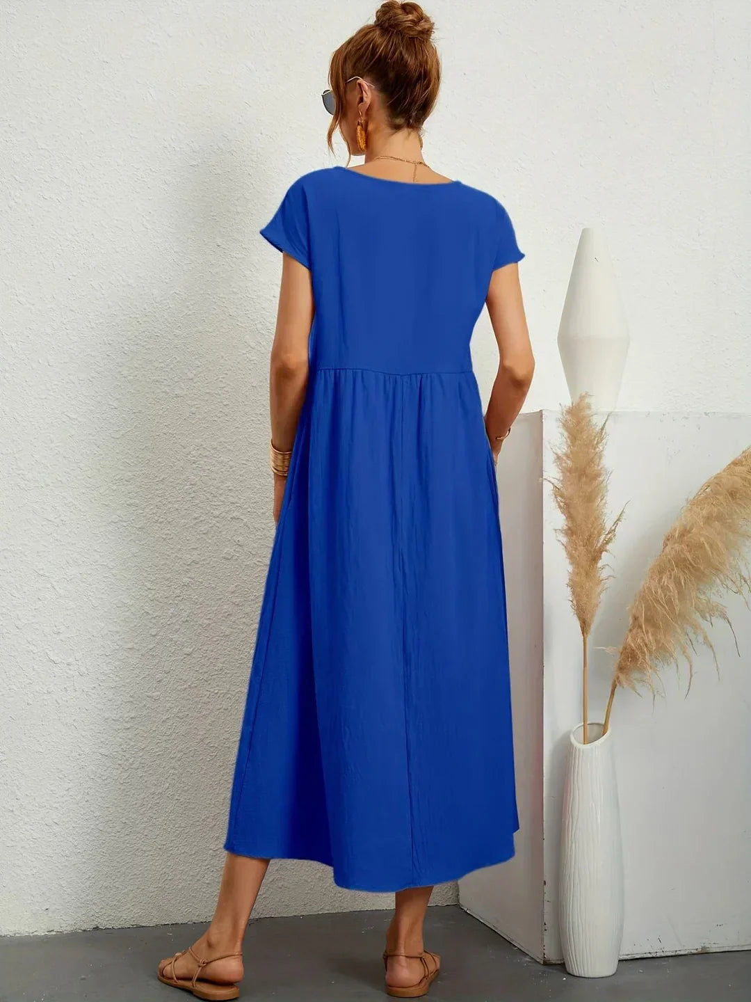 Gabriela™ — Vestido Midi Fluido con Elegancia Atemporal
