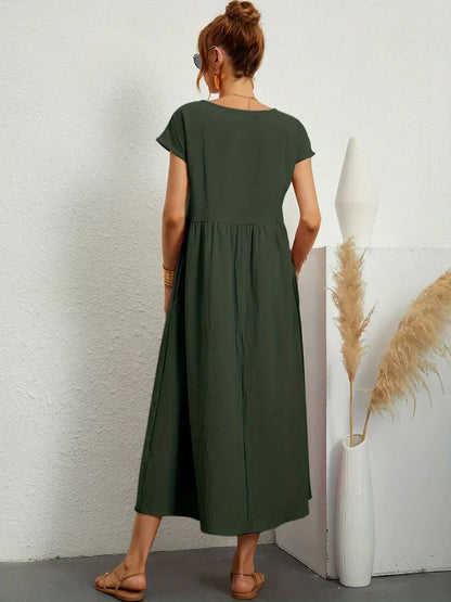 Gabriela™ — Vestido Midi Fluido con Elegancia Atemporal