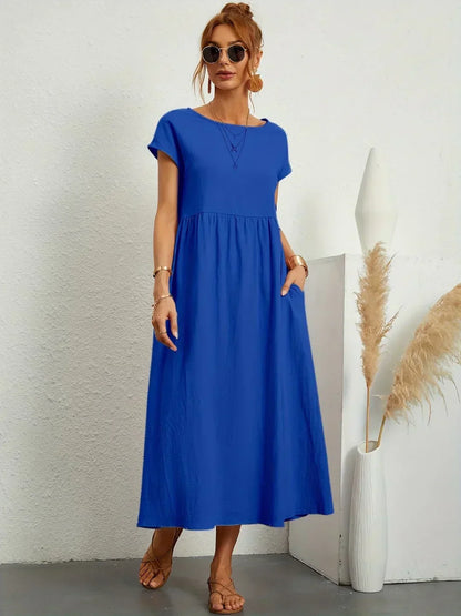 Gabriela™ — Vestido Midi Fluido con Elegancia Atemporal
