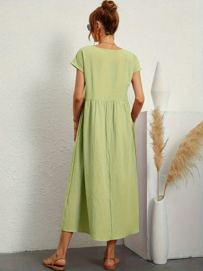 Gabriela™ — Vestido Midi Fluido con Elegancia Atemporal