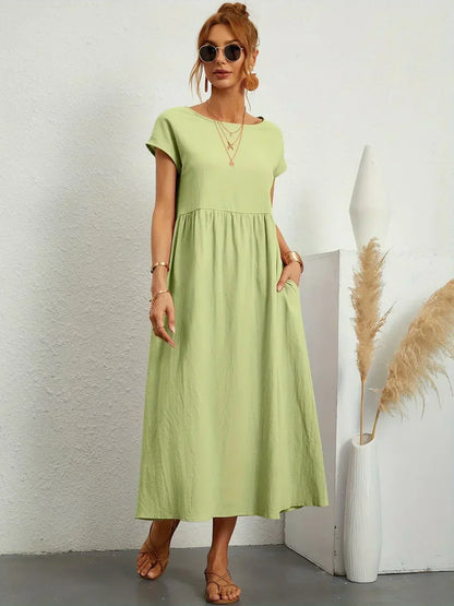 Gabriela™ — Vestido Midi Fluido con Elegancia Atemporal