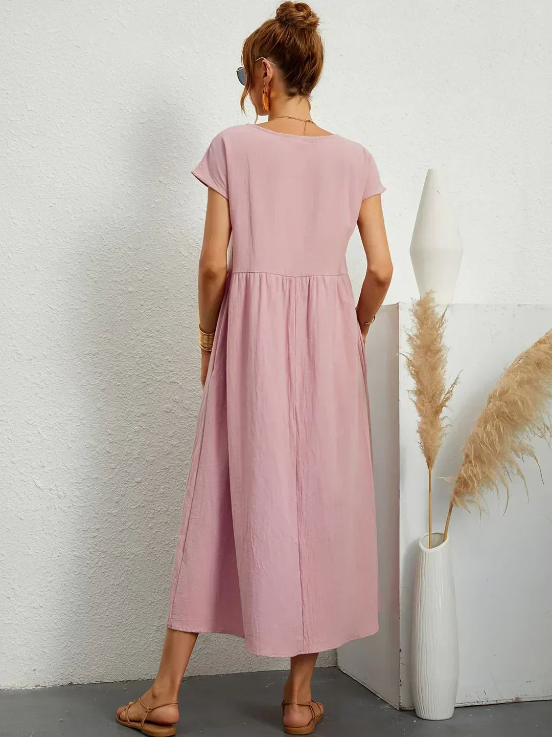Gabriela™ — Vestido Midi Fluido con Elegancia Atemporal