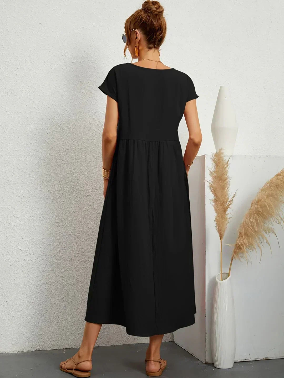 Gabriela™ — Vestido Midi Fluido con Elegancia Atemporal