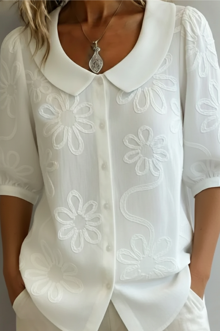 Blusa Elegante Flor