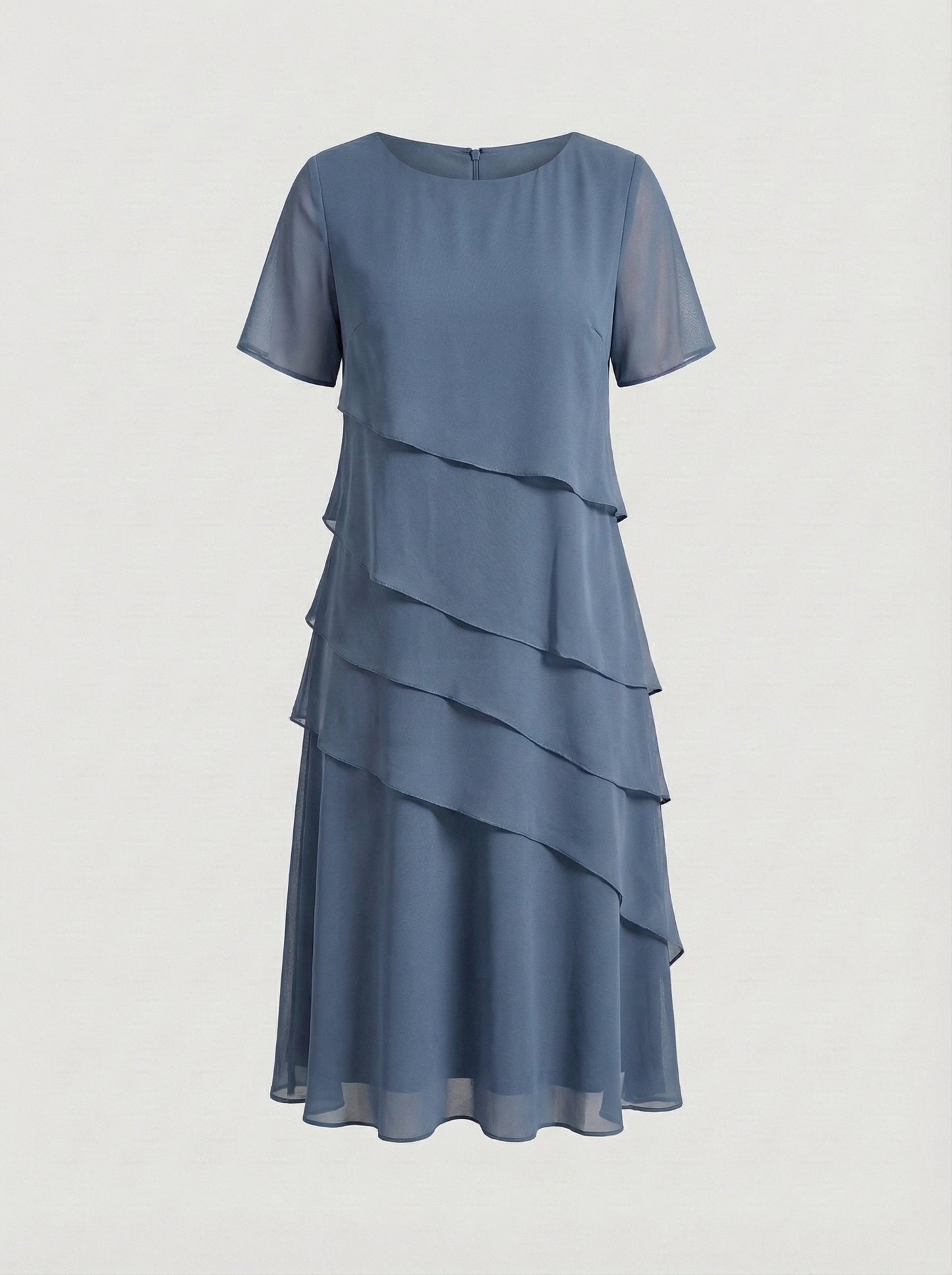 Anastasia - Vestido midi con capas
