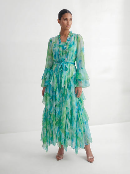 Esmeralda - Vestido Maxi de Volantes