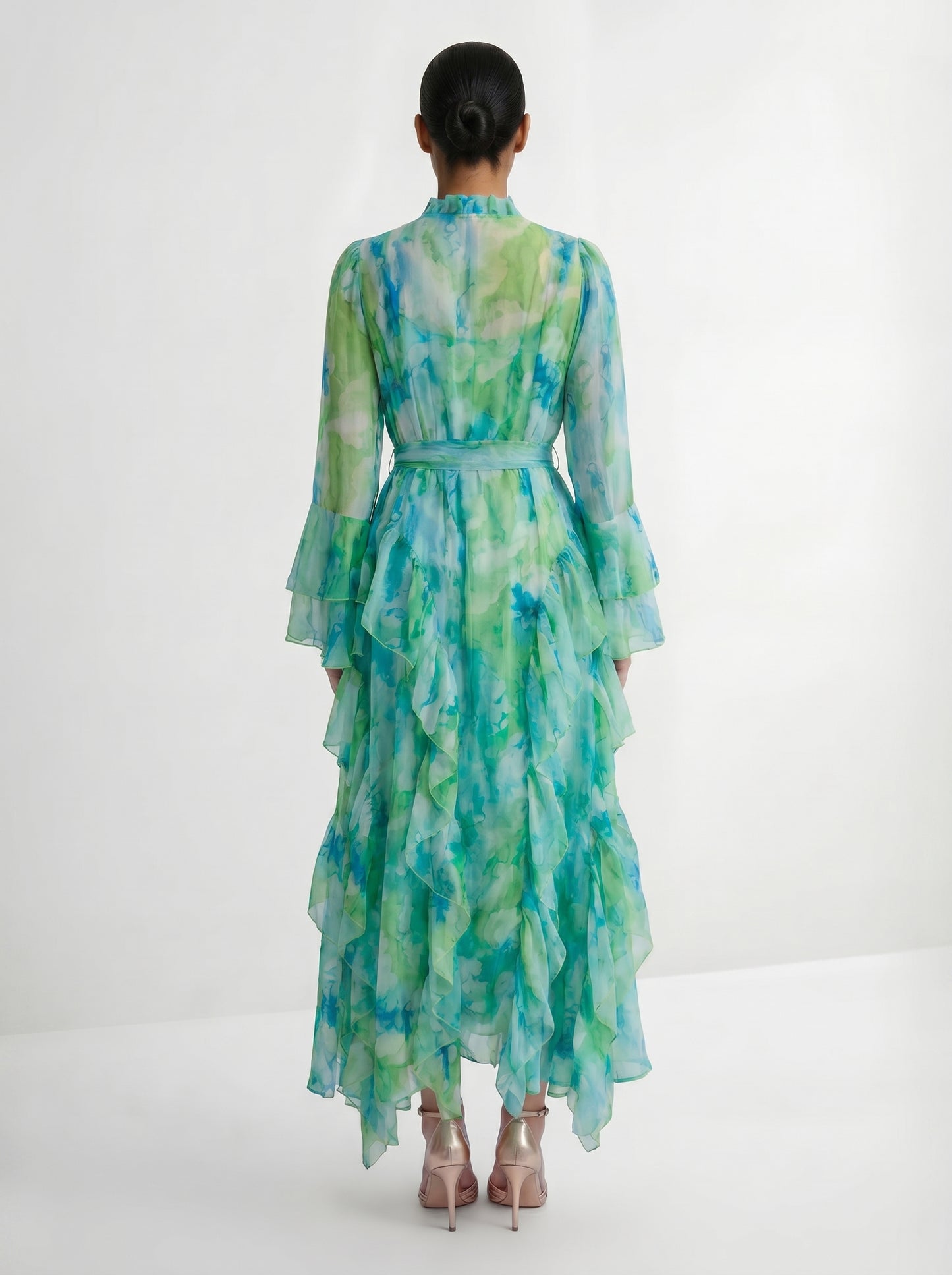 Esmeralda - Vestido Maxi de Volantes