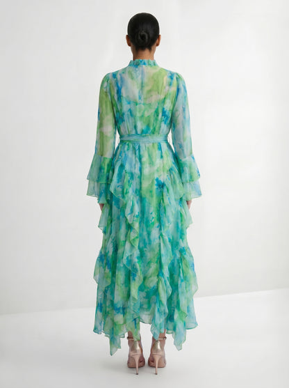 Esmeralda - Vestido Maxi de Volantes