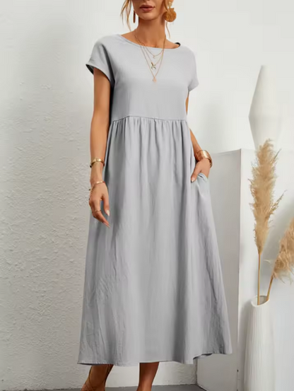 Gabriela™ — Vestido Midi Fluido con Elegancia Atemporal