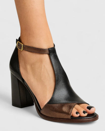 Lorenza | Sandalias Tacón Geométrico