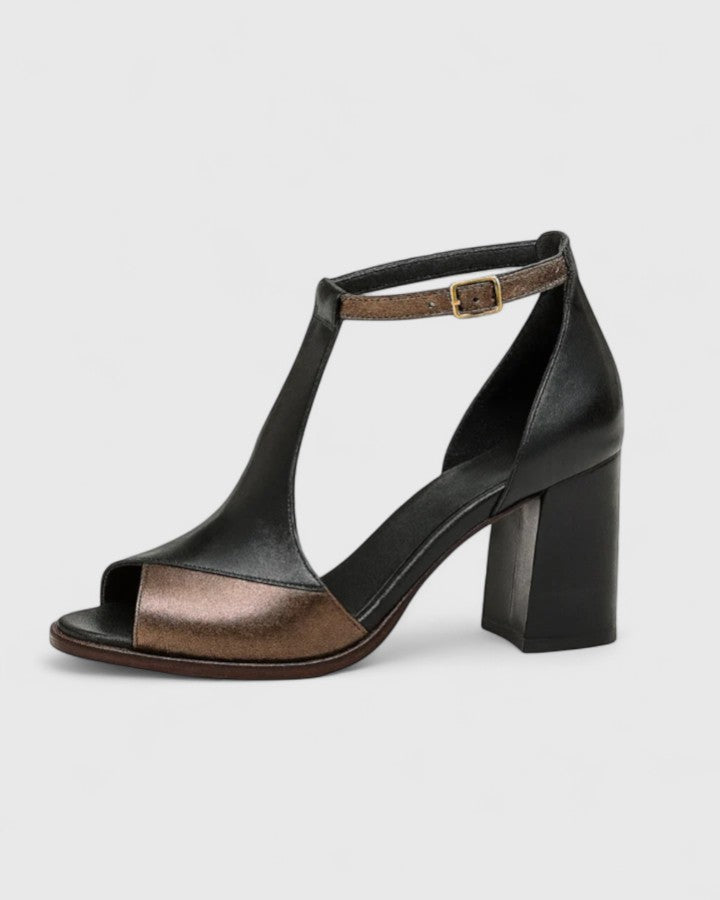 Lorenza | Sandalias Tacón Geométrico
