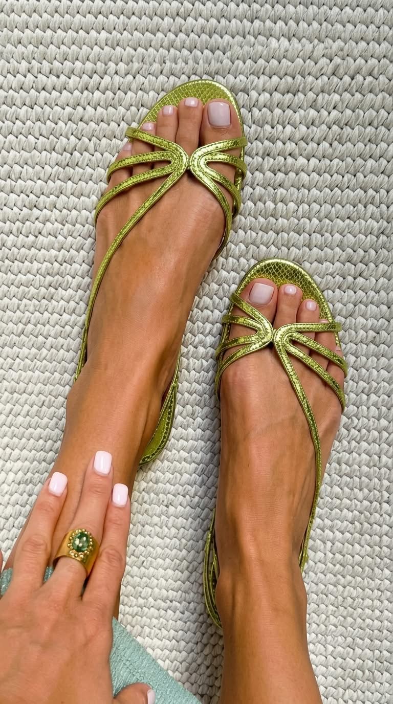 Ginebra | Sandalias Doradas Elegancia Veraniega