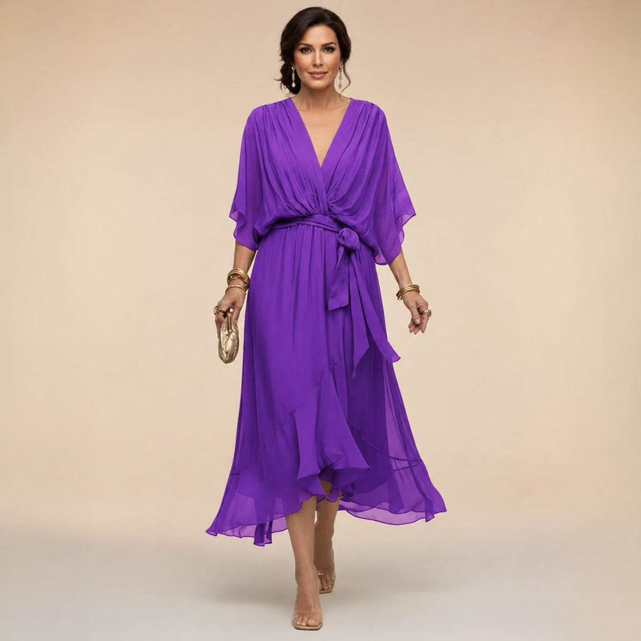 Mónica | Vestido Escote en V