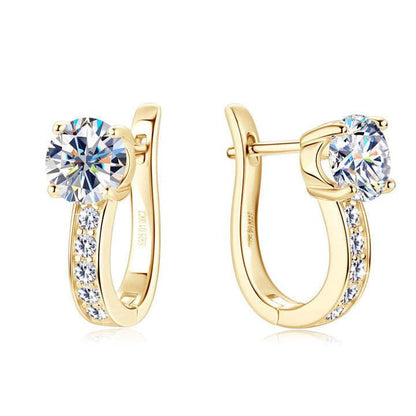 Pendientes Huggie Canal | Oro