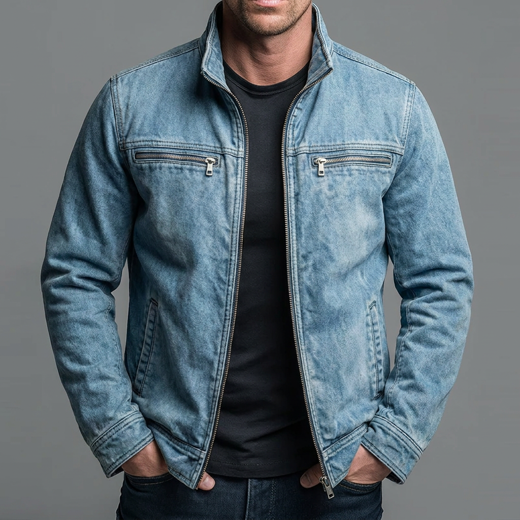 Camilo™ | Chaqueta Vintage con Cremallera