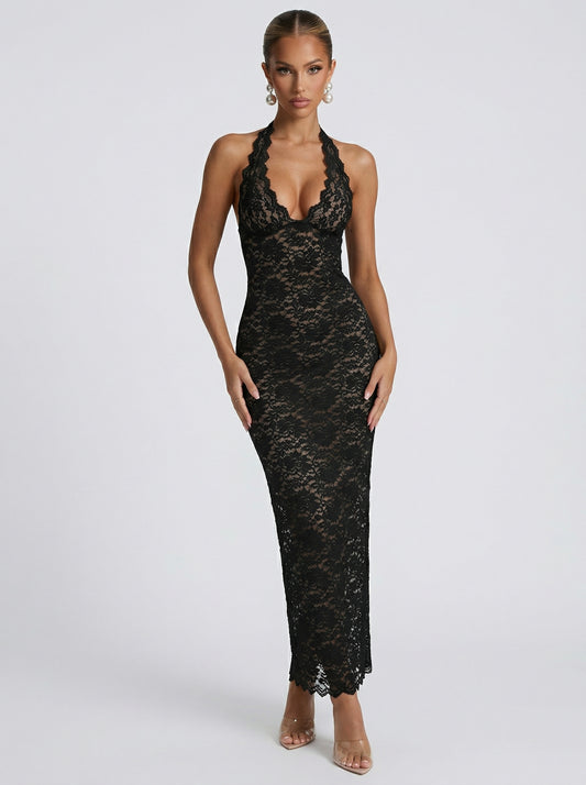 Valeria – Vestido Largo de Encaje