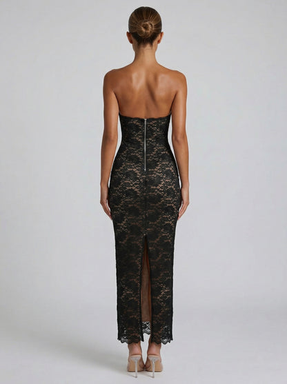 Valeria – Vestido Largo de Encaje