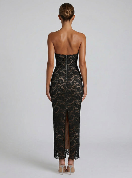 Valeria – Vestido Largo de Encaje