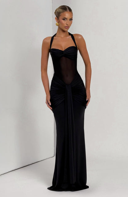 Vicky - Vestido largo Negro