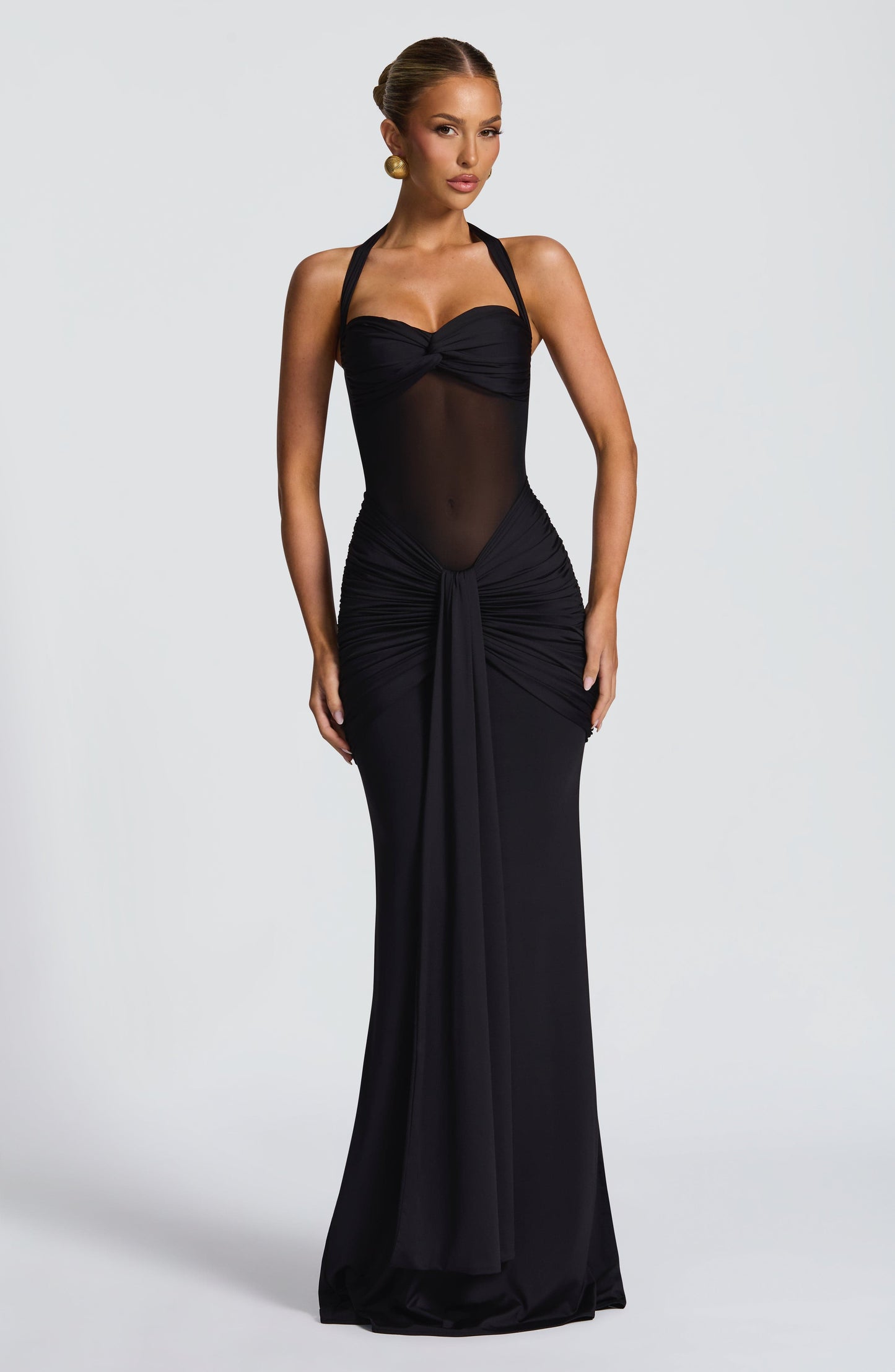 Vicky - Vestido largo Negro